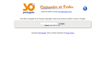 Tablet Screenshot of conjugador.com.br